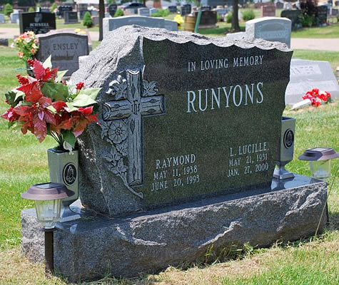 Above Ground Headstone