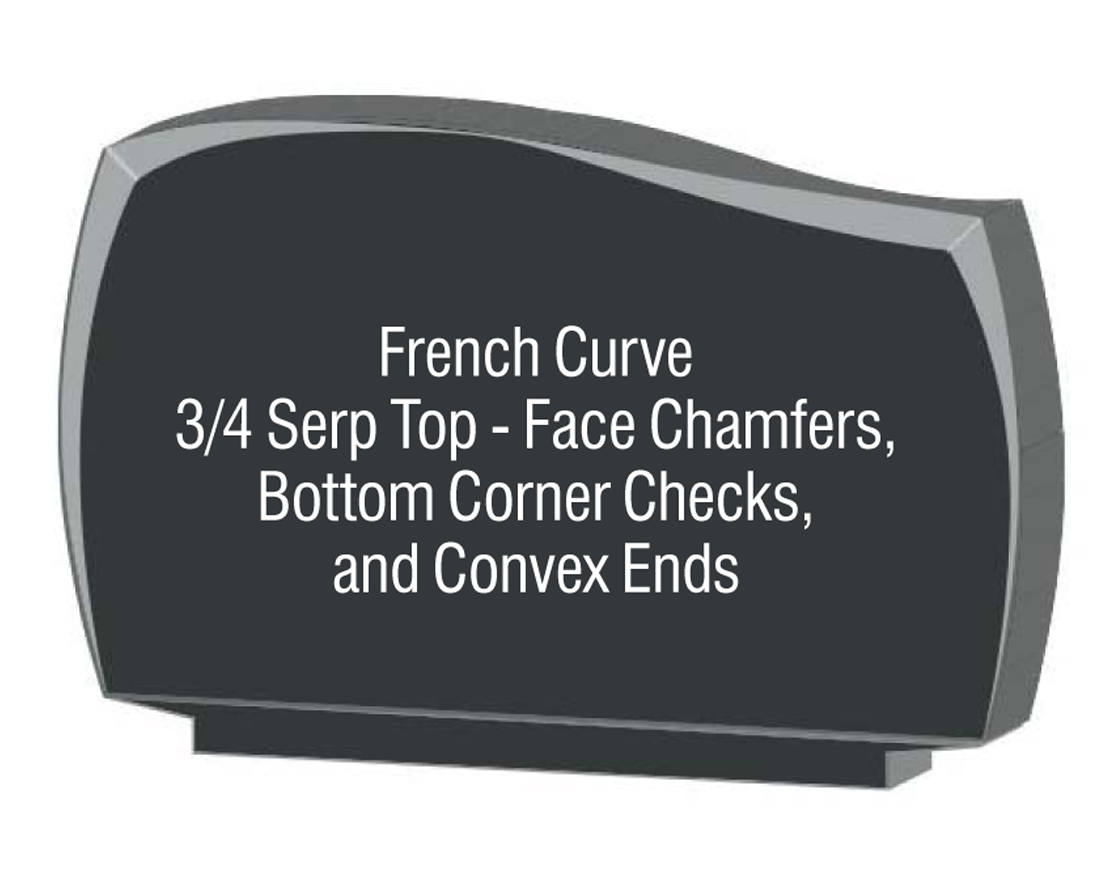 French Curve Corner Checks Chamber Convex Ends