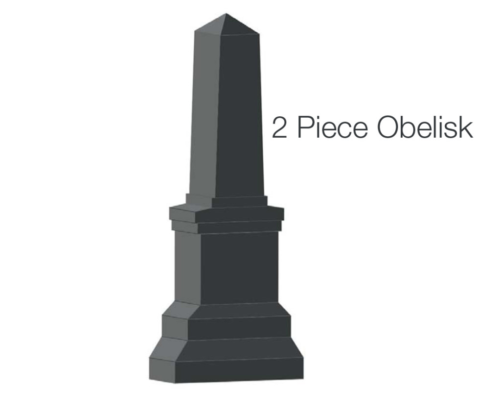 Two Piece Obelisk